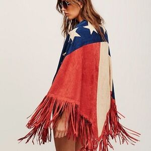 Free People Born Free suede shawl
